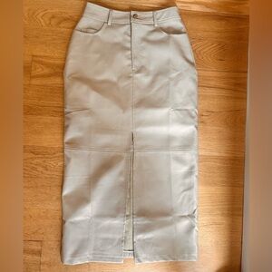FAUX LEATHER SKIRT SIZE SMALL